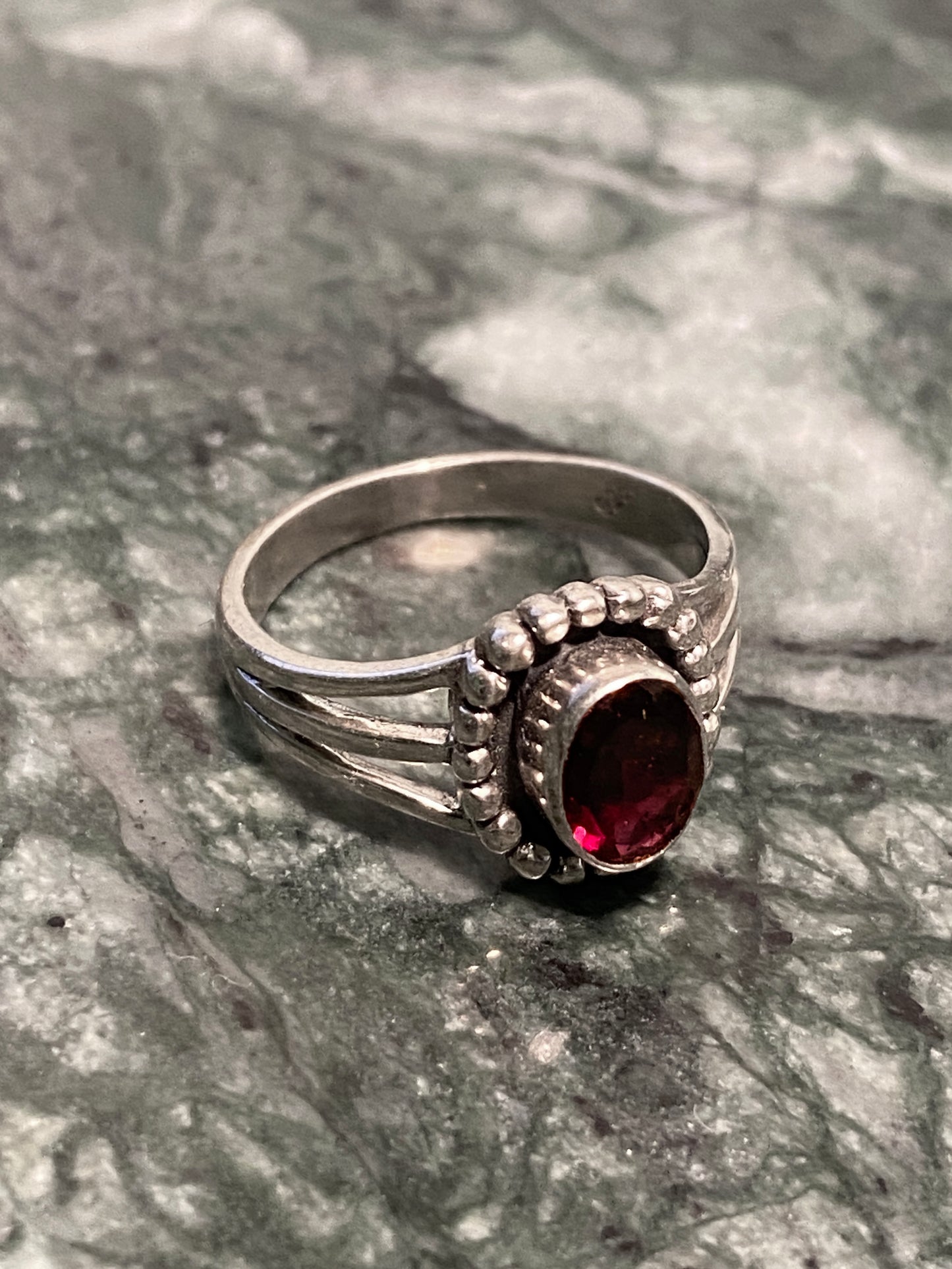 Sterling Silver Gemstone Ring - Arthur Fox Ring