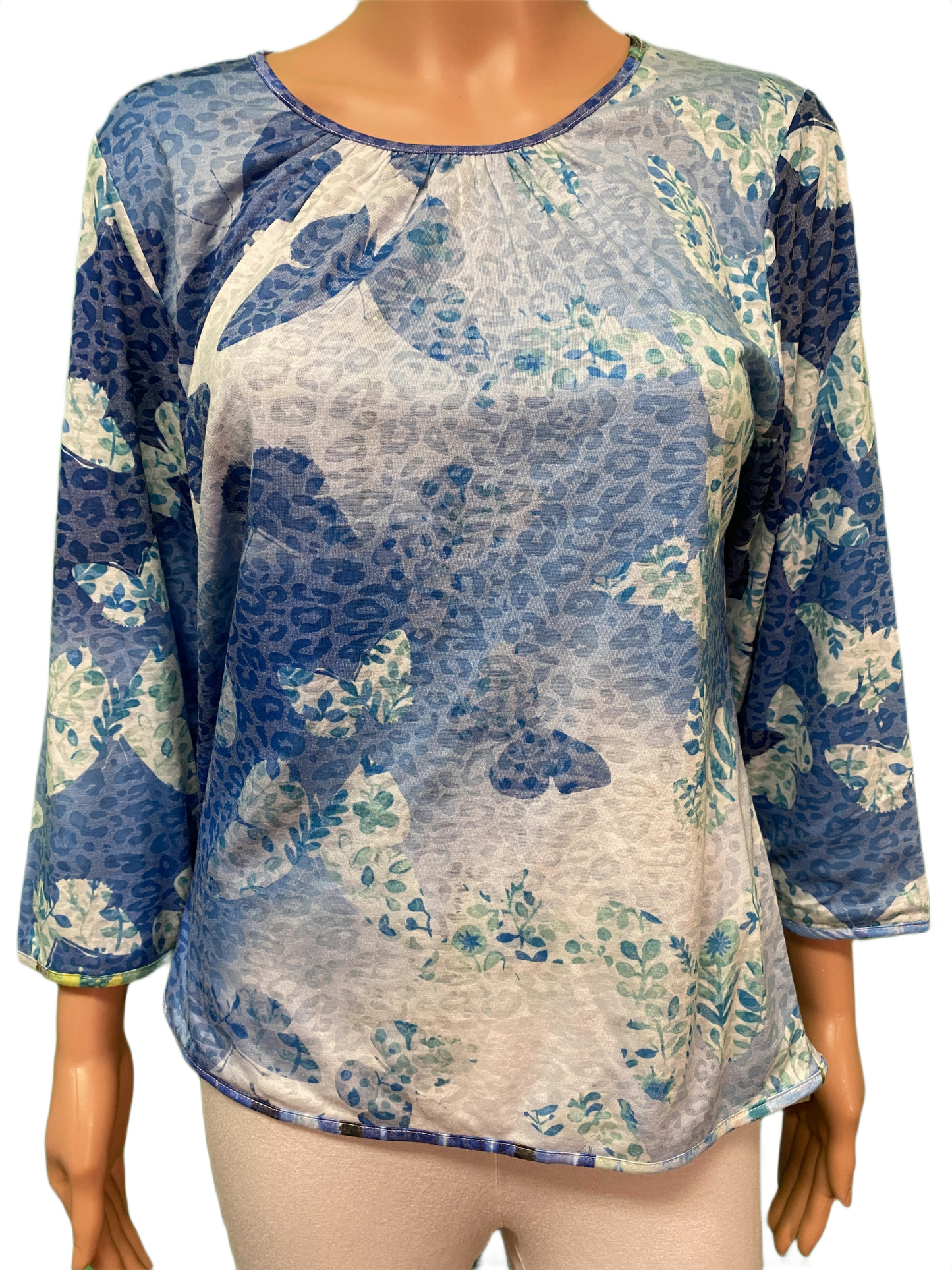 * Butterfly Rev Shirring - Cubism Top