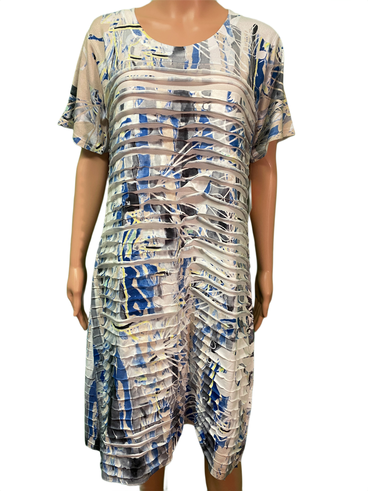 * Shortsleeve Ruffle - Cubism Dress