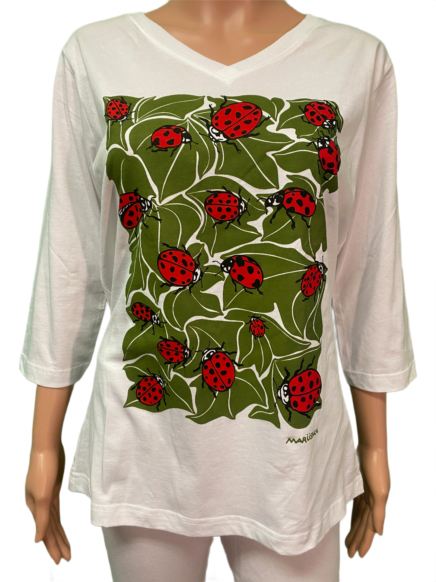 Lady Bugs 3/4 Sleeve Tee - Marushka Top