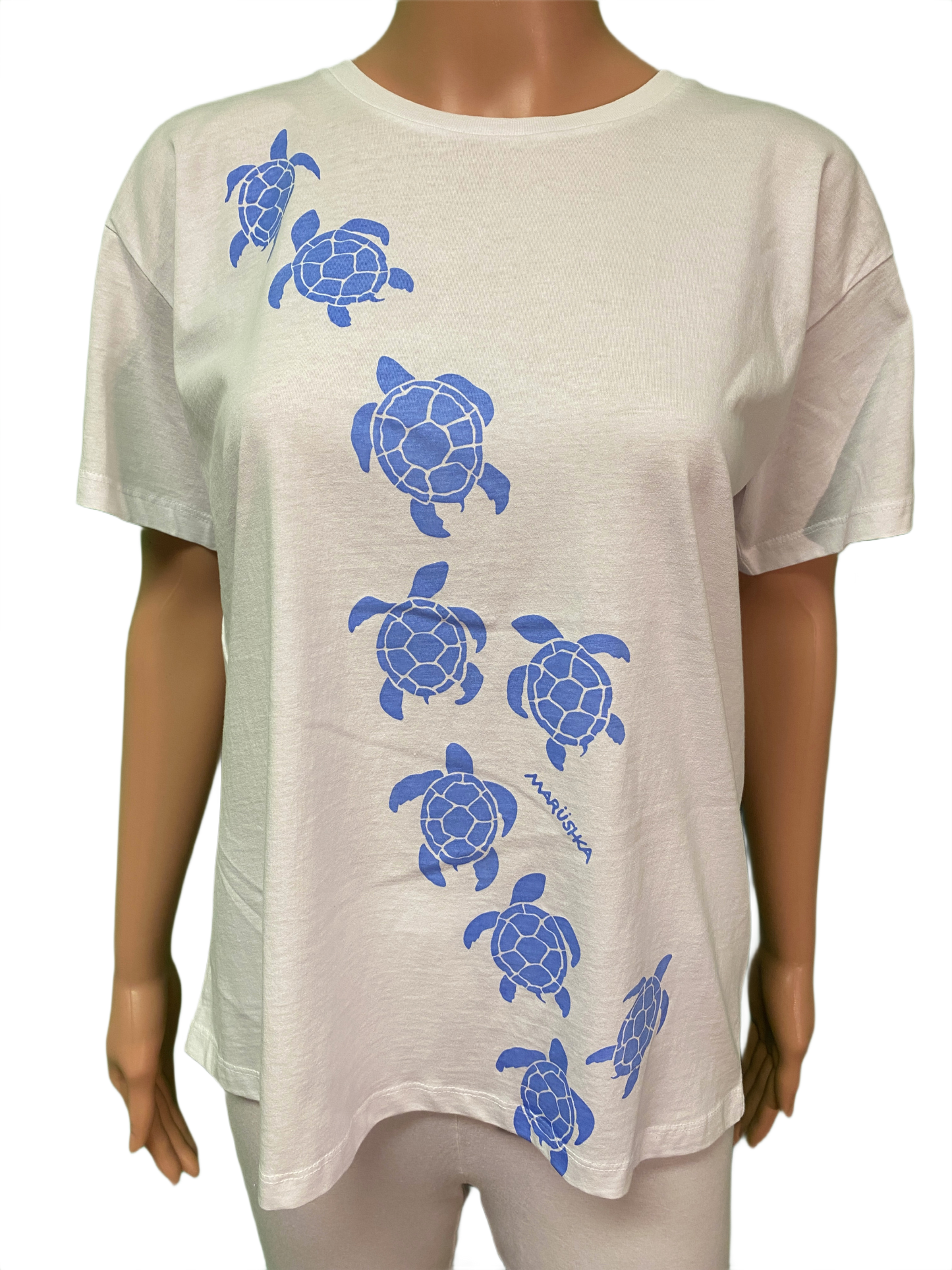 Sea Turtle March Hi-Lo S/S - Marushka Top