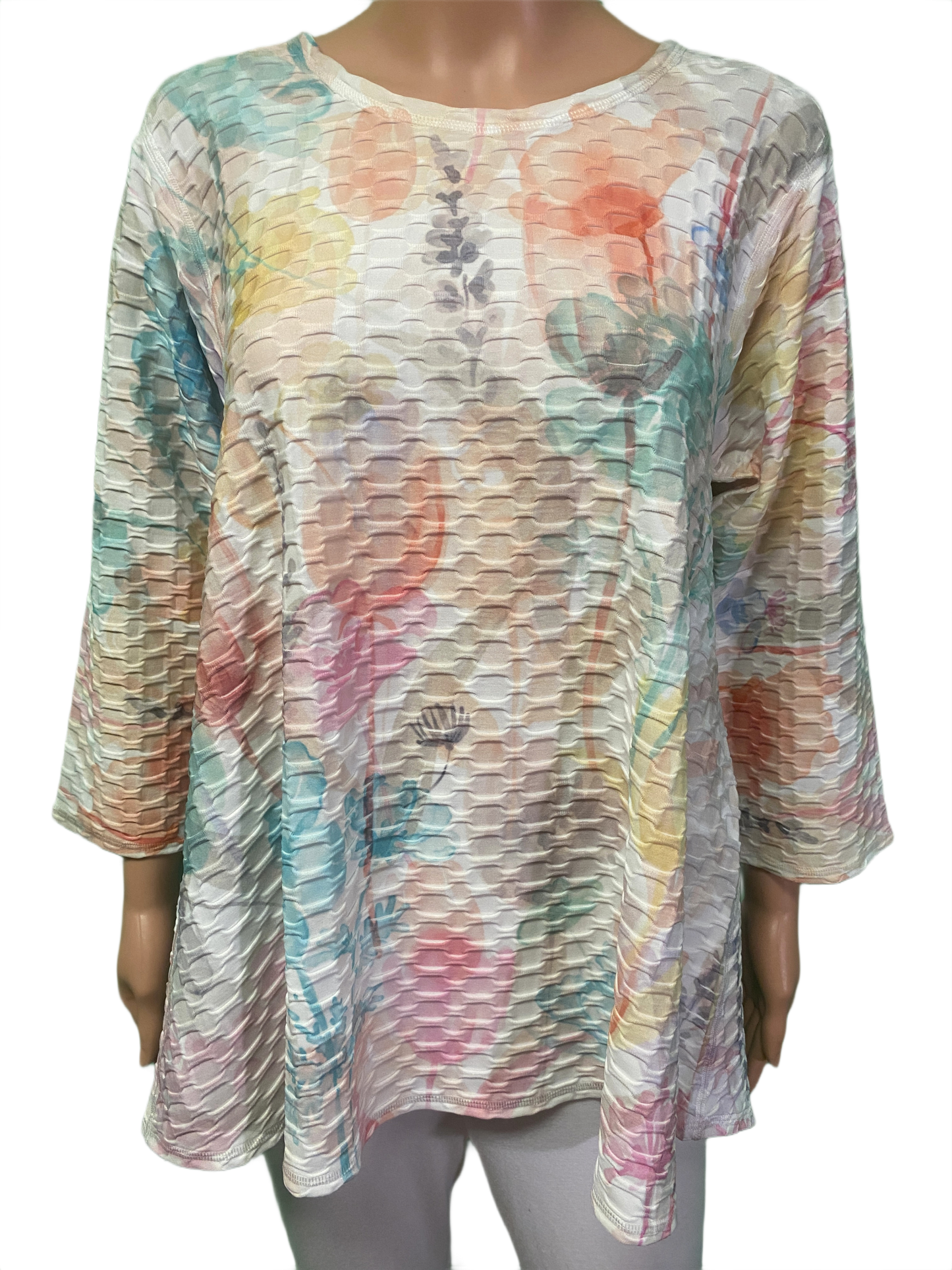 Floral Honey Textured - Et' Lois Top