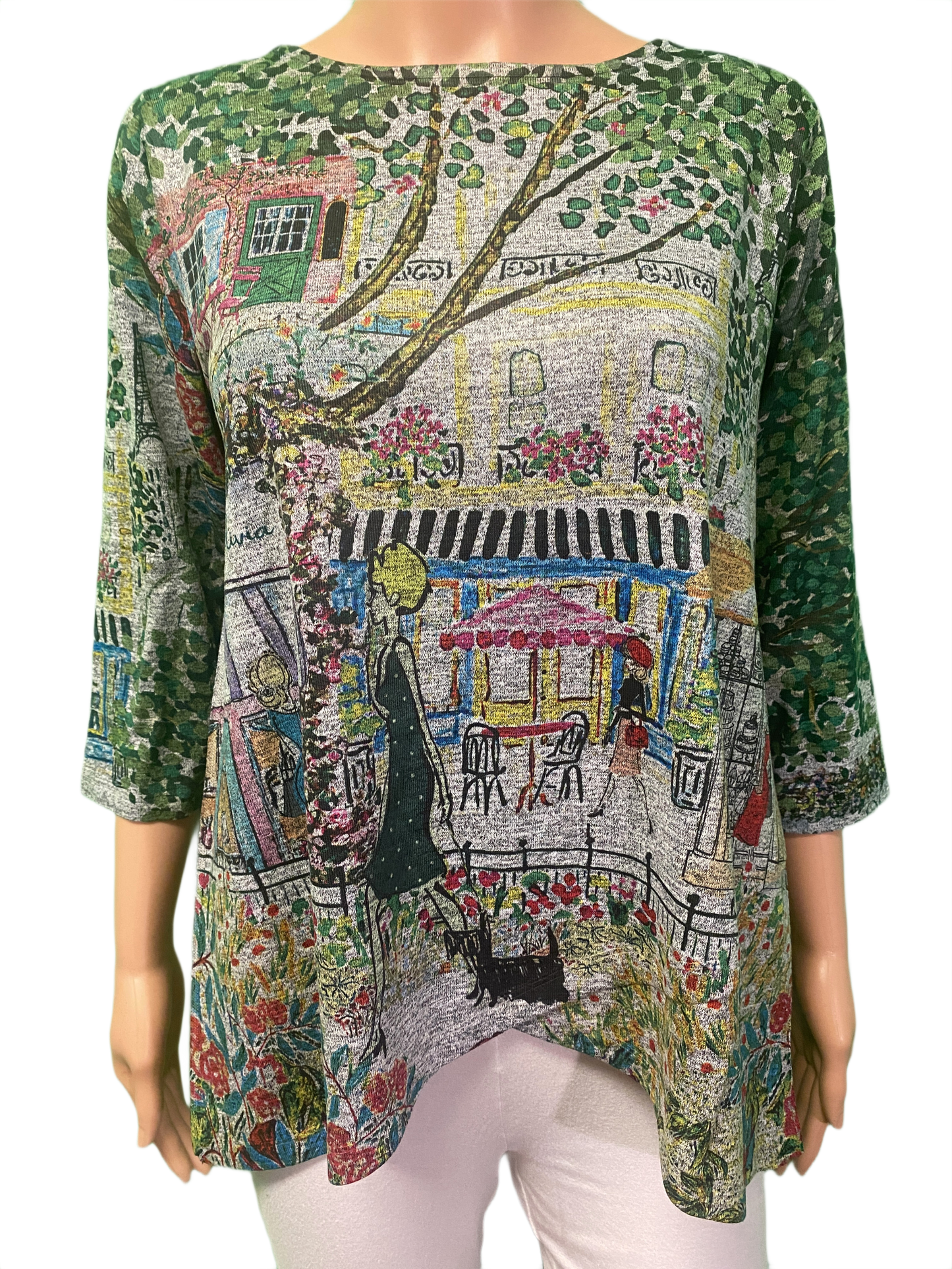 Girls Trip Crew Neck 3/4 Sleeve - Inoah Top