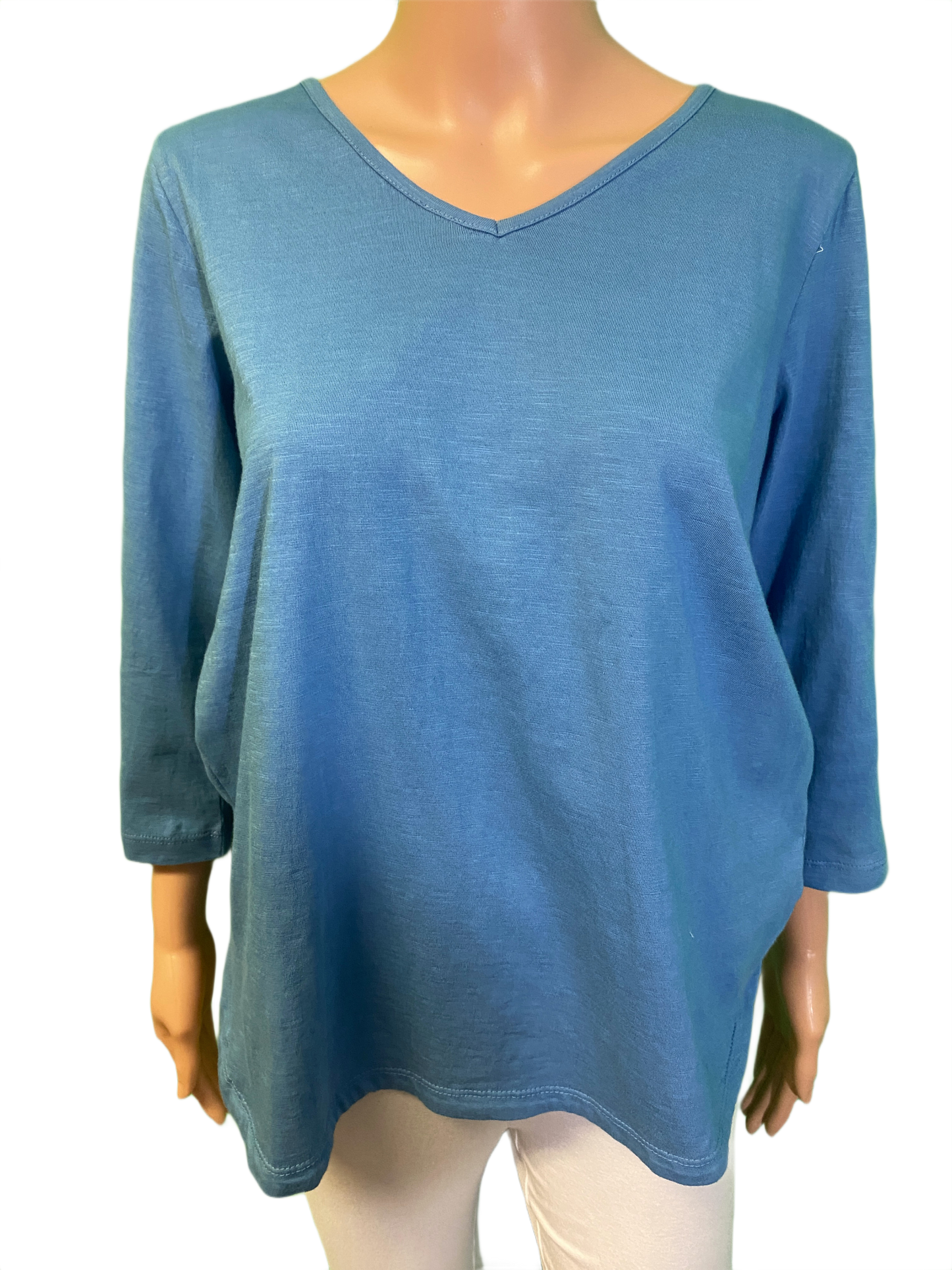 Essential Knit V-Neck - Orientique Top