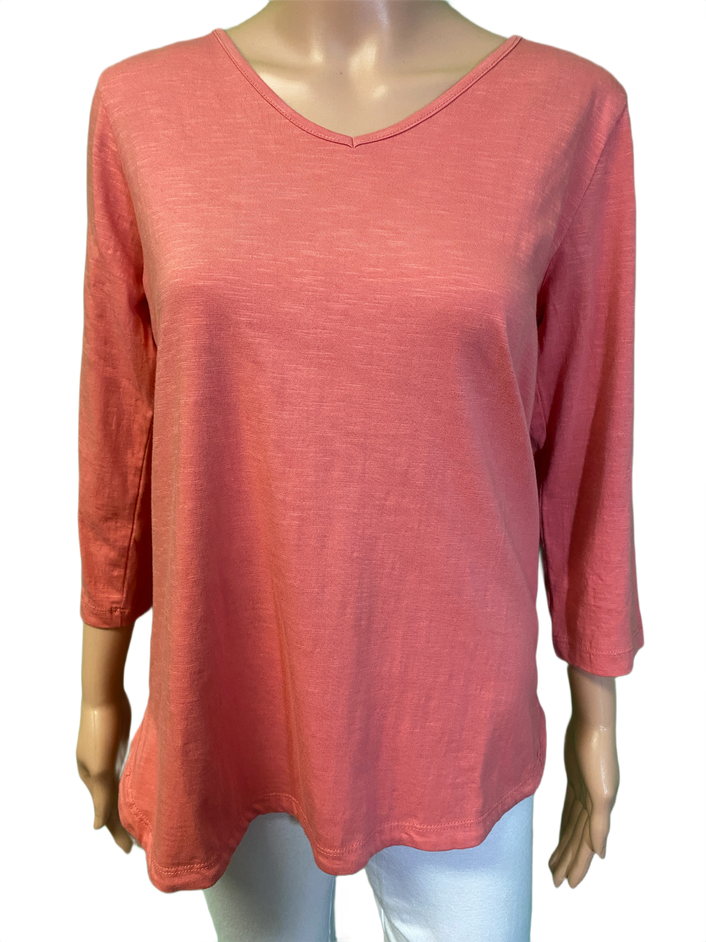 Essential Knit V-Neck - Orientique Top