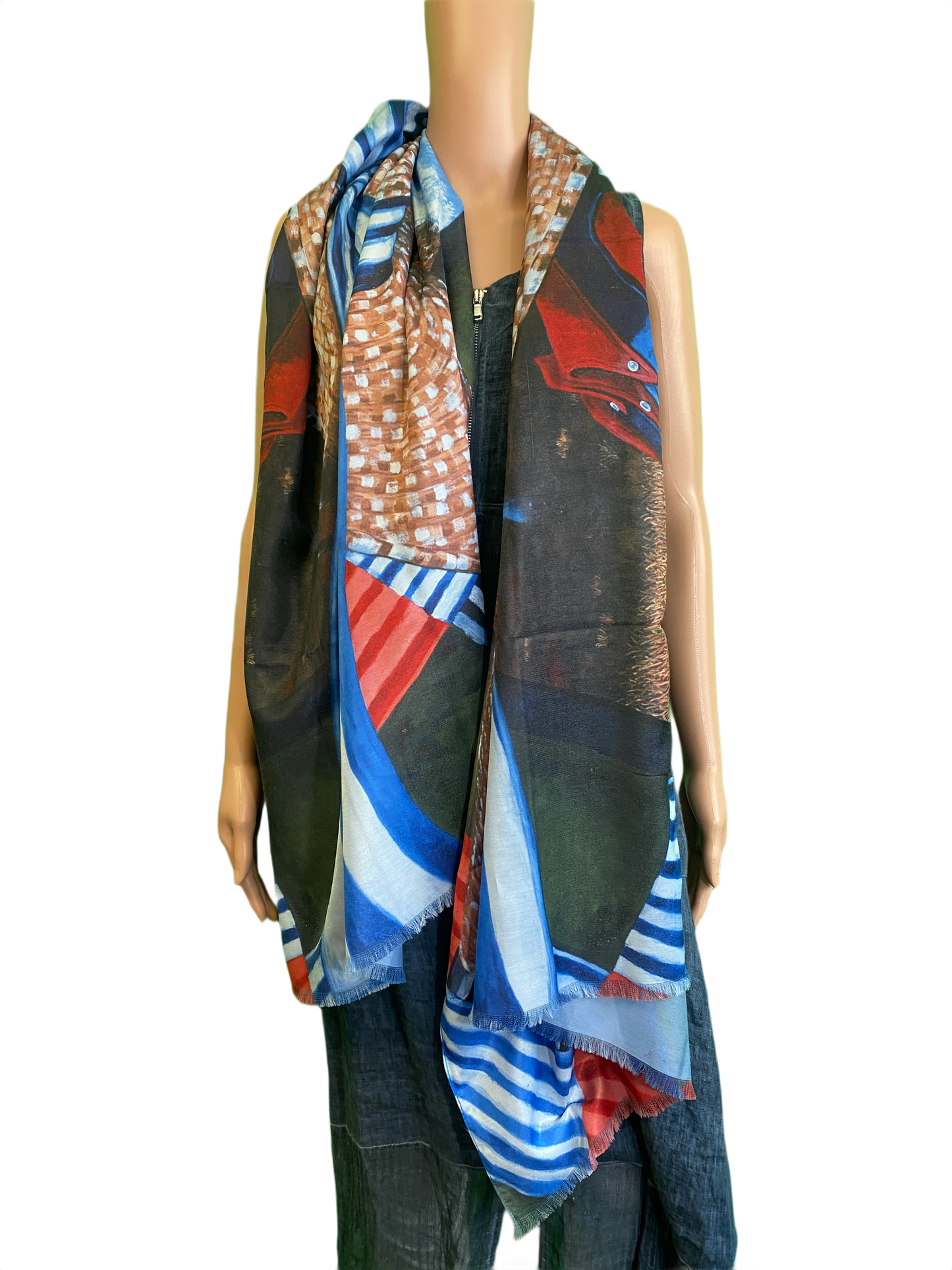 African Memories J. Green - Rain Caper Wrap