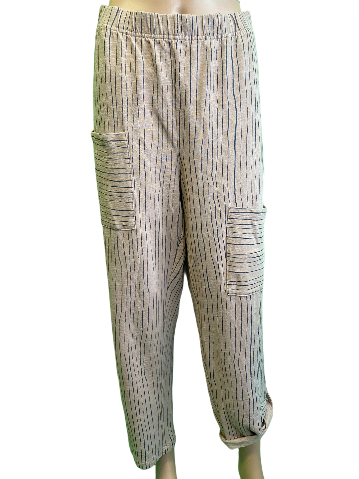 * Thin Stripes Patch-Up - Wild Palms Pant