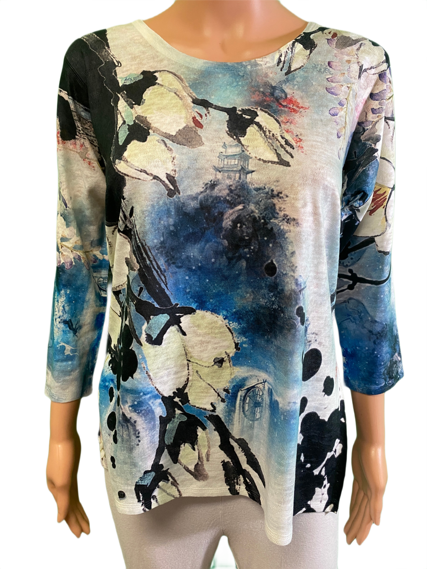 * Floral Pagoda Fiona - Et' Lois Top