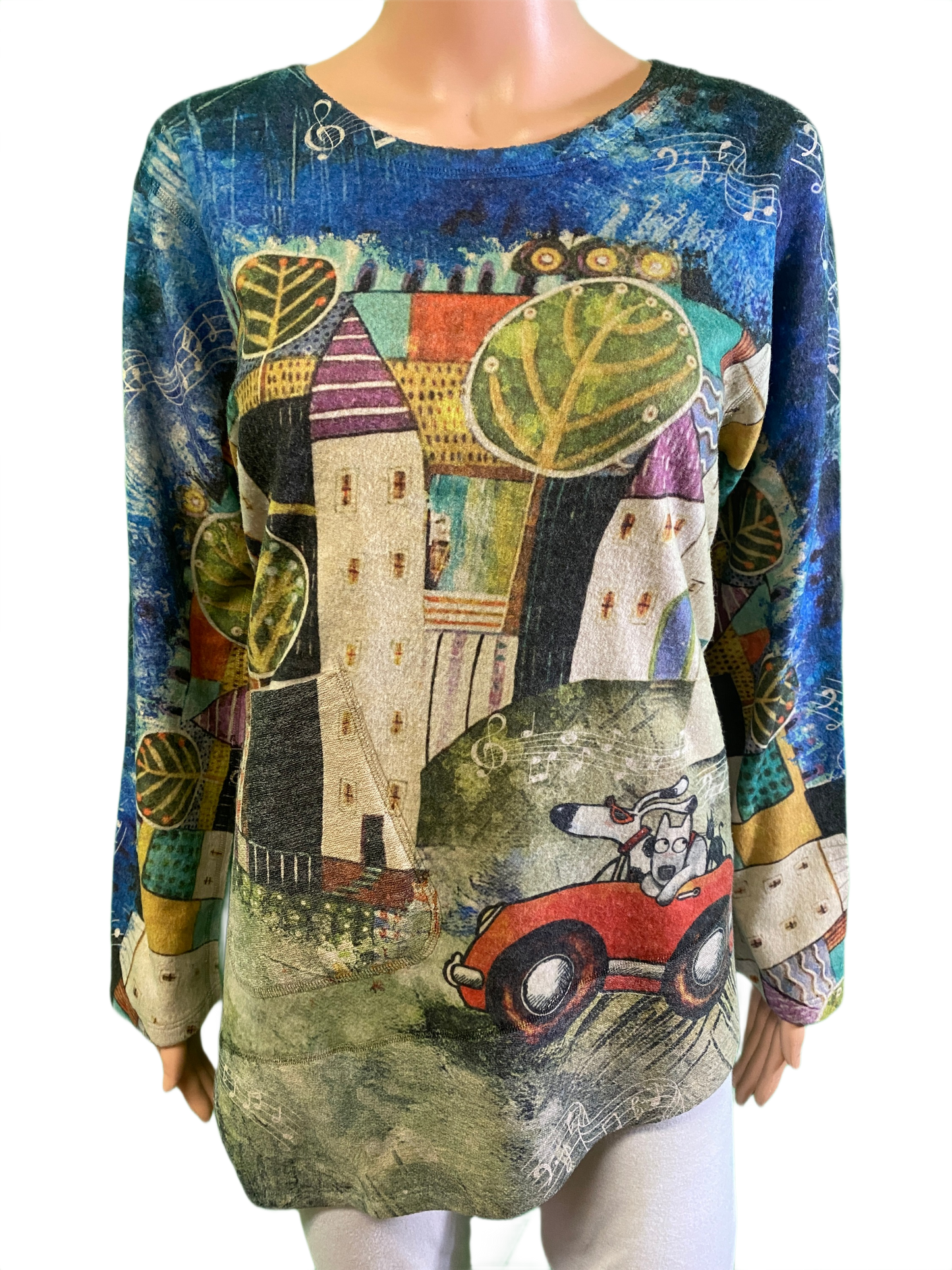 * Felt Dog & Cat Car Ride - Inoah Top