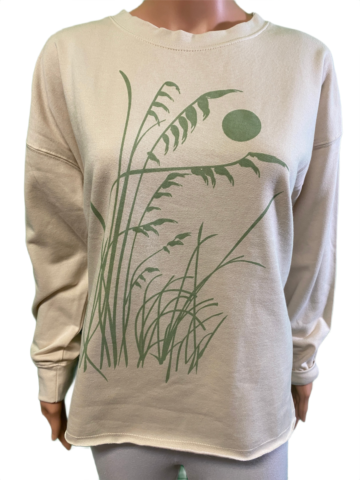 * Beachy Sea Grass - Marushka Sweatshirt