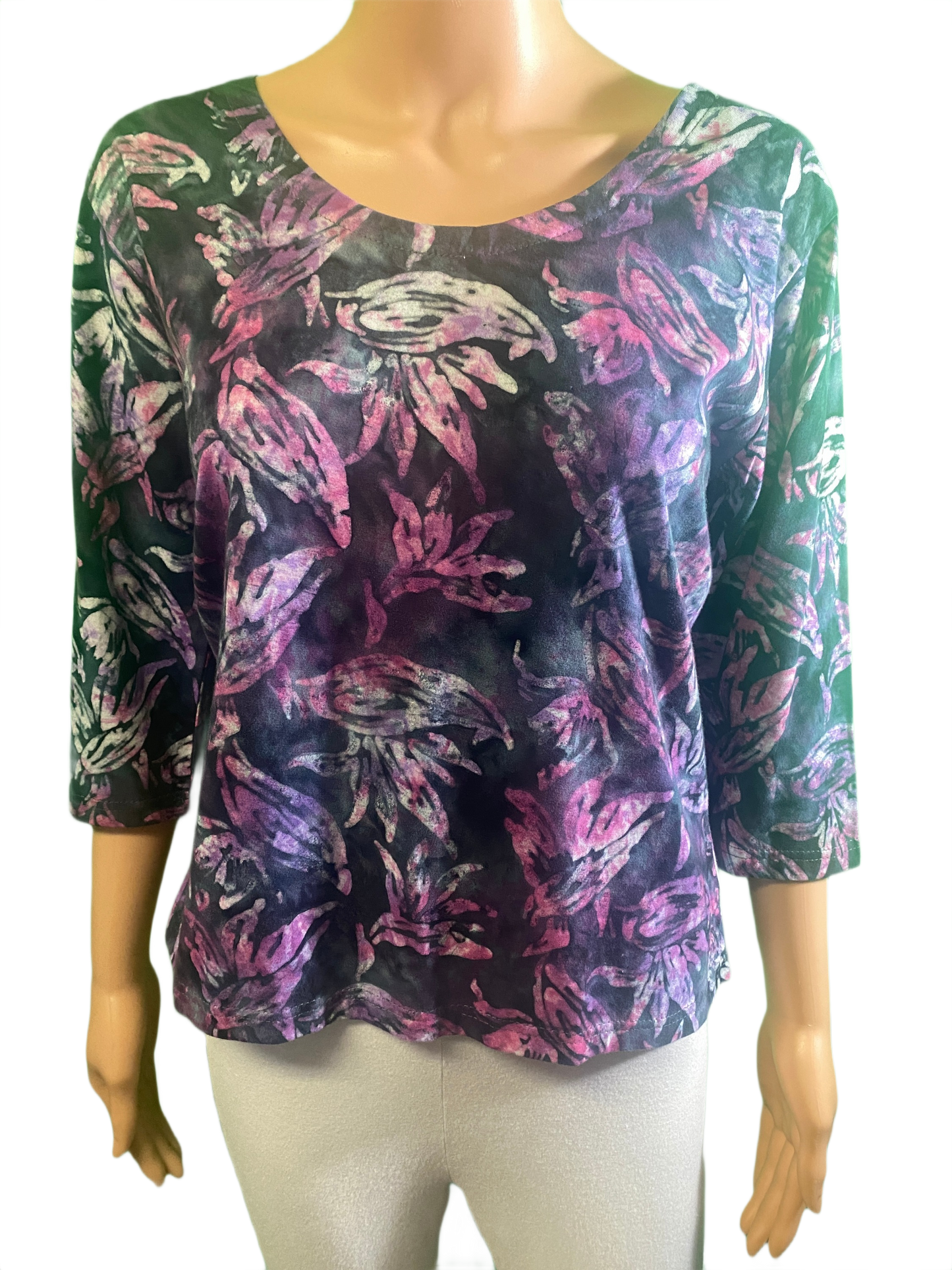 * Birds of Paradise 3/4 Sleeve - Rum Reggae Top