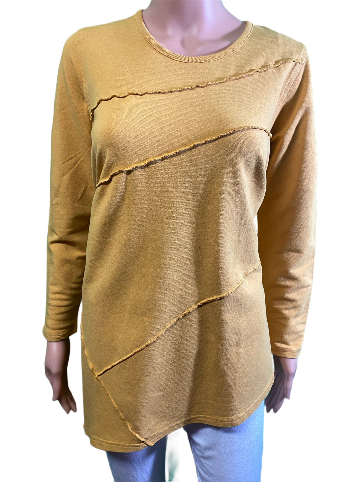* Diagonal Seam - Sea Breeze Top