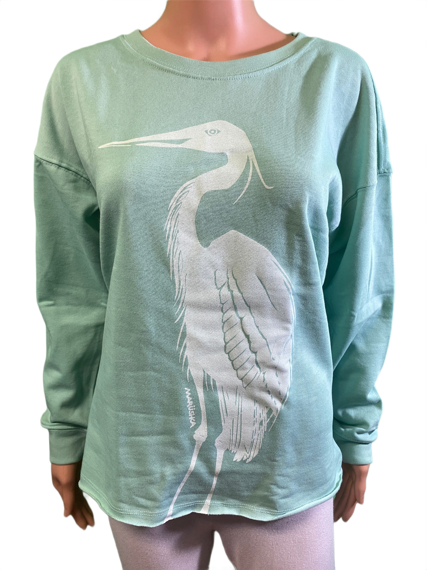 * Egret Drop Shoulder Crew - Marushka Top