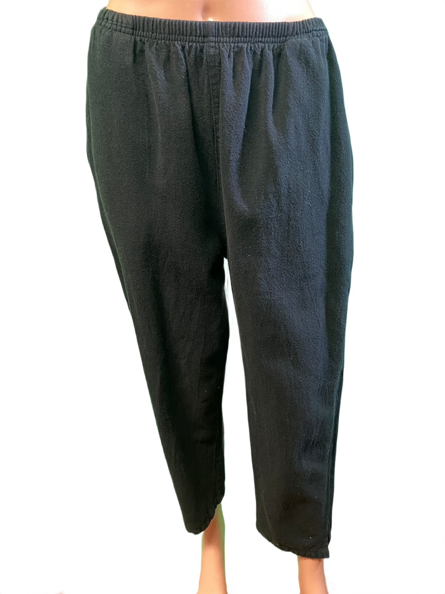 * Stretch Waist Canvas - Sea Breeze Capri