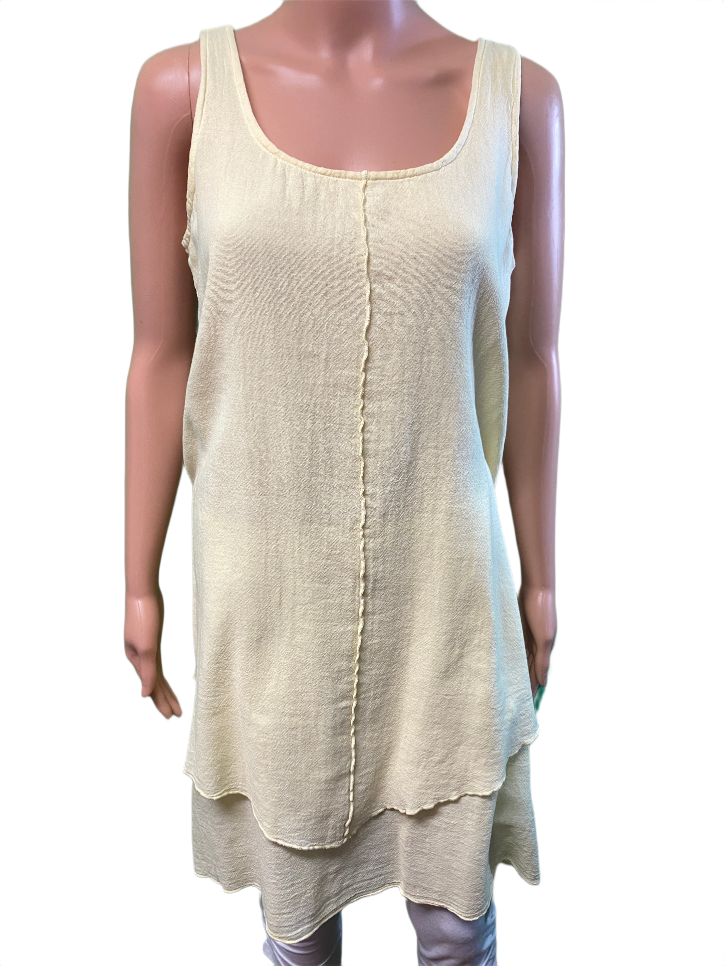 * French Gauze Double Layer - Sea Breeze Dress
