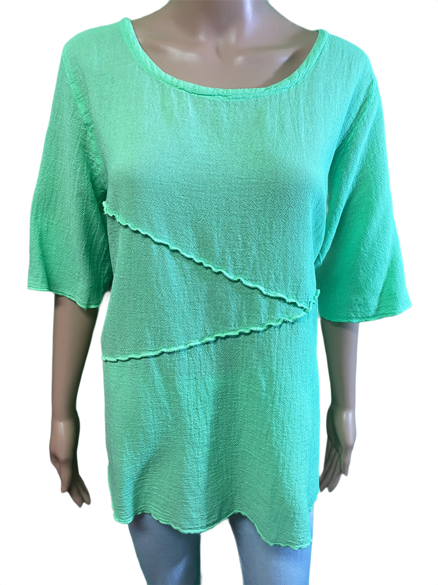 * Aubrey French Gauze - Sea Breeze Top