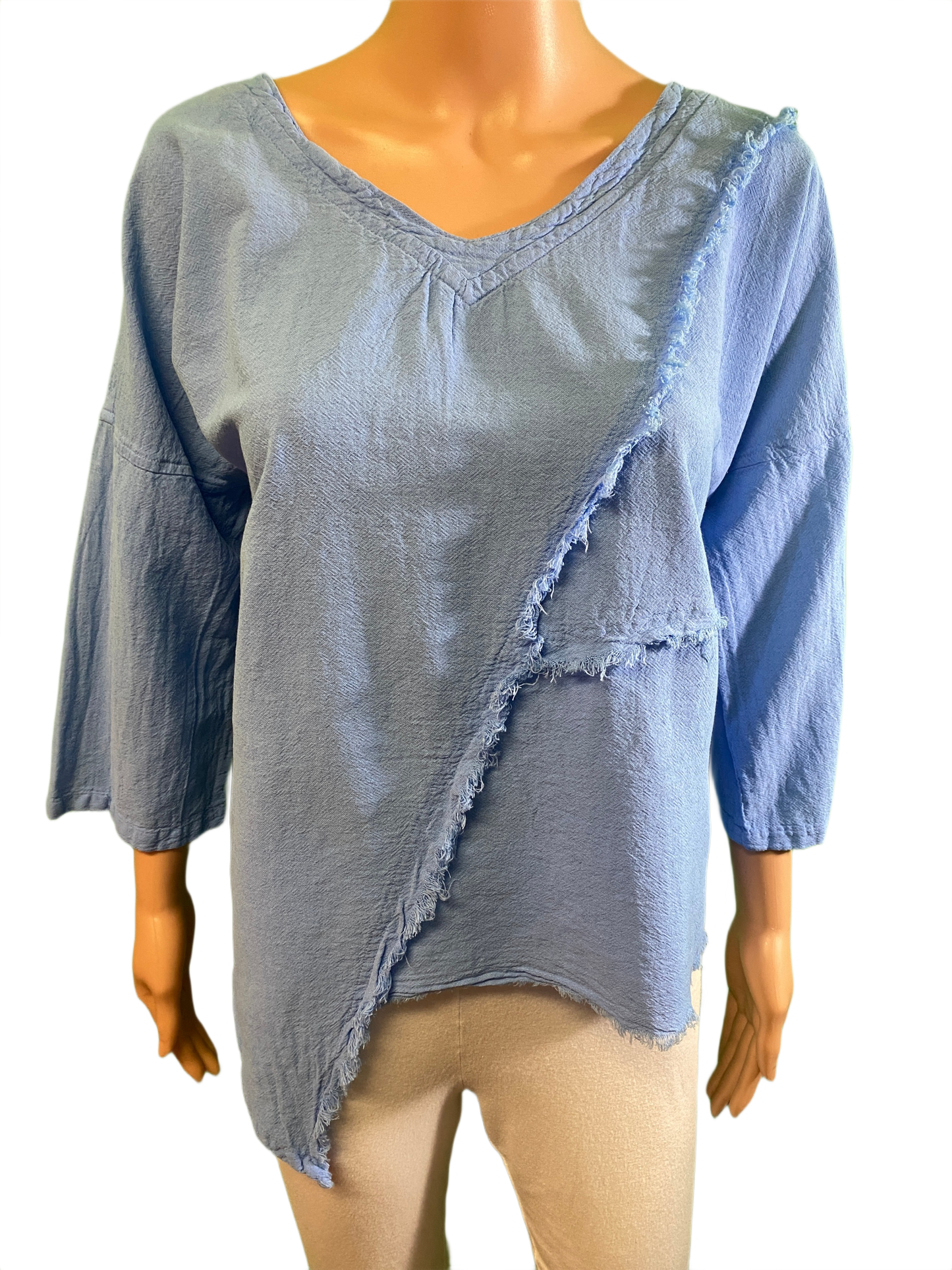 * Miami Gauze Fringe - Sea Breeze Top