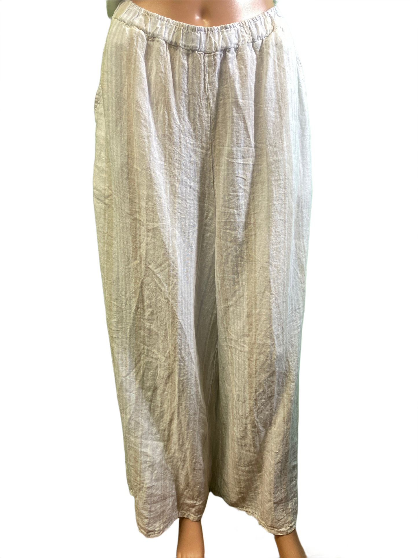 * Striped Palazzo - Match Point Pant