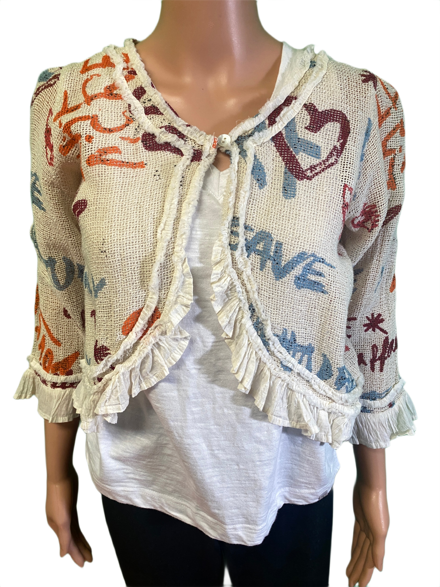 * Love/Save Nature Mesh - Paper Lace Jacket