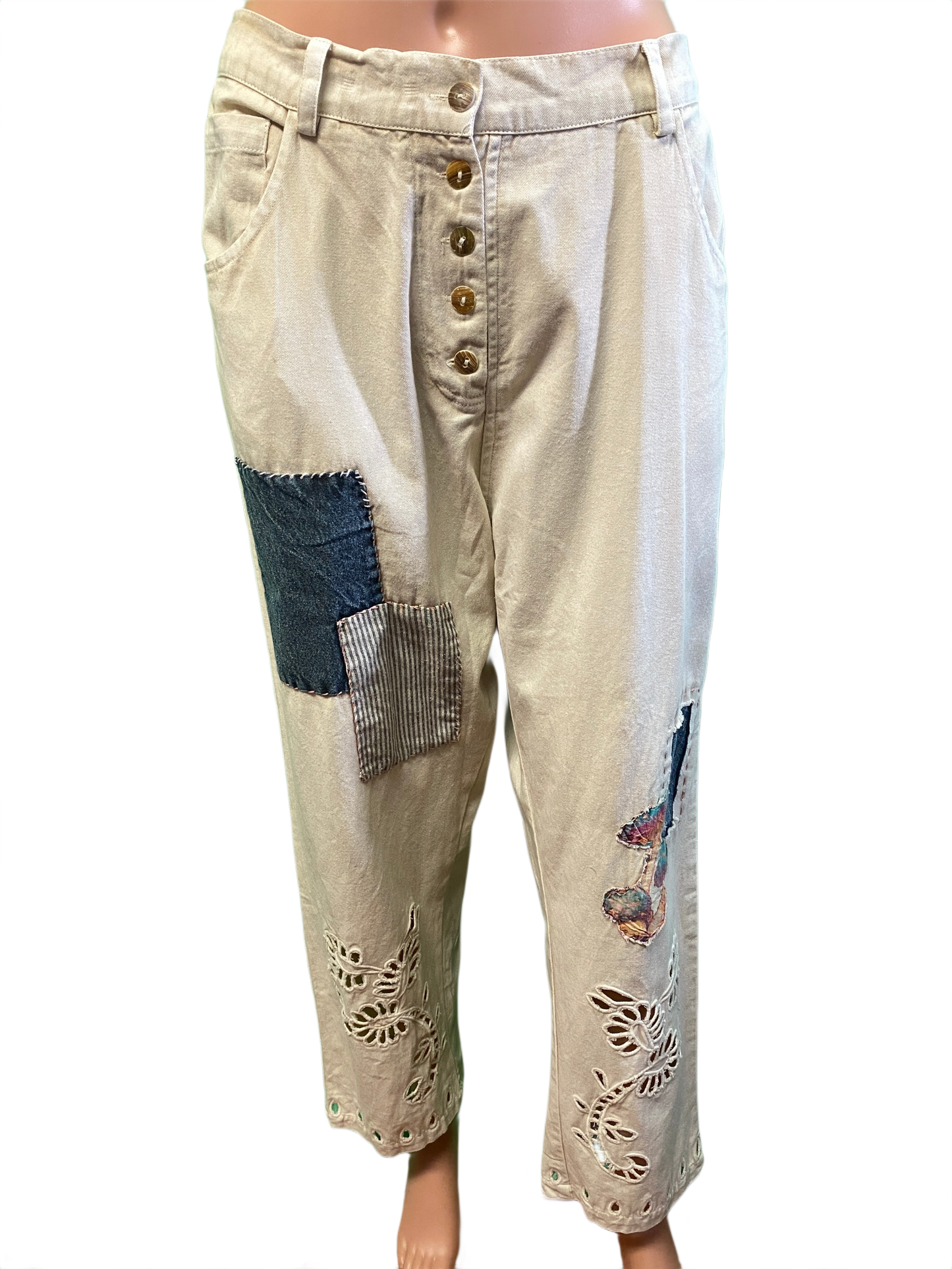 * Mushroom Patchwork - Paper Lace Pants