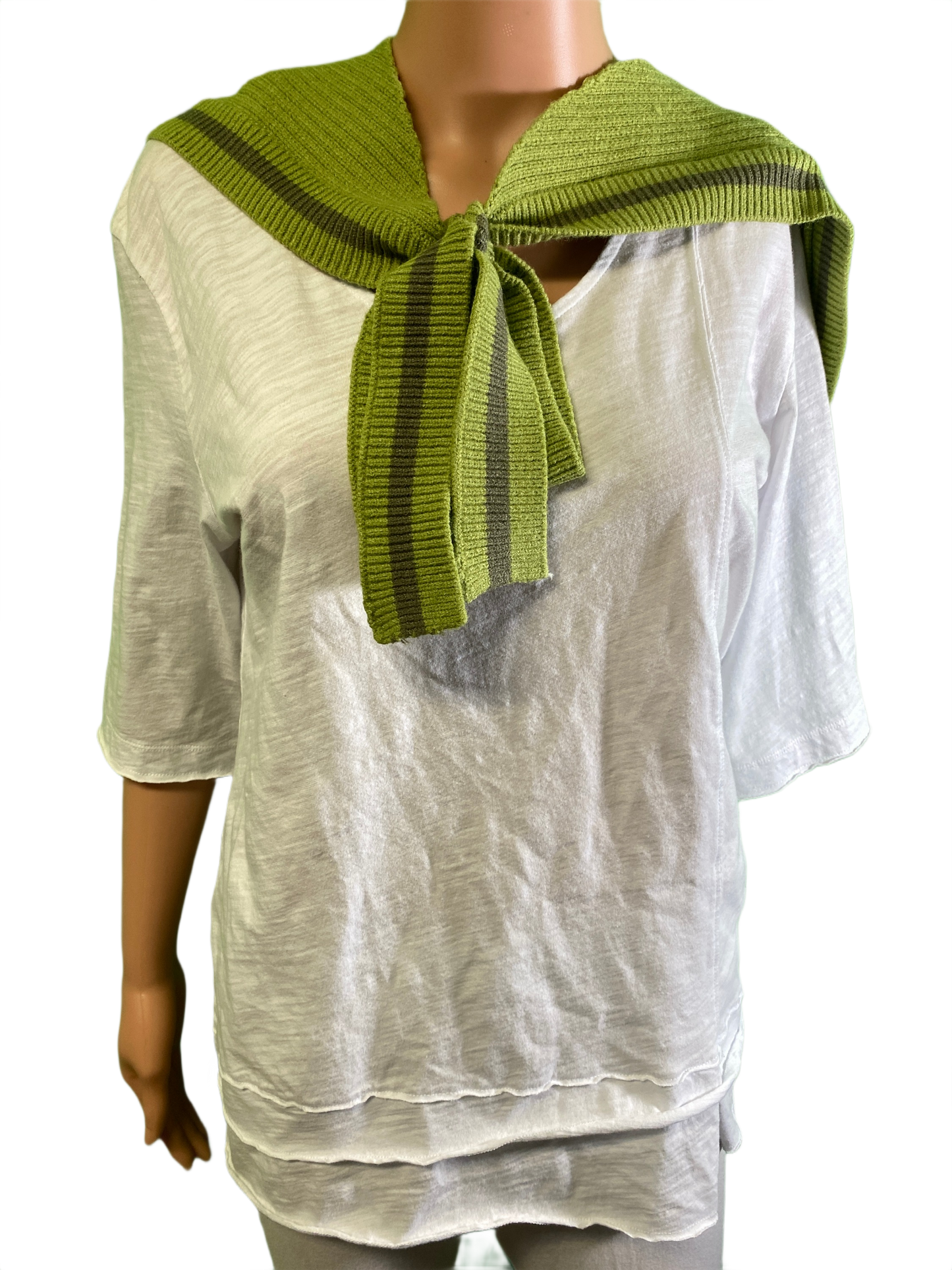 Stripe Knitted Knot - Accity Shawl