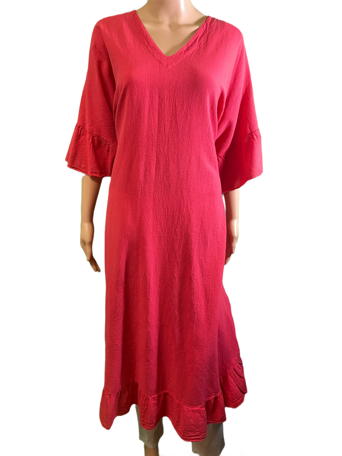 * Light Crinkle Long Patio - Sea Breeze Dress