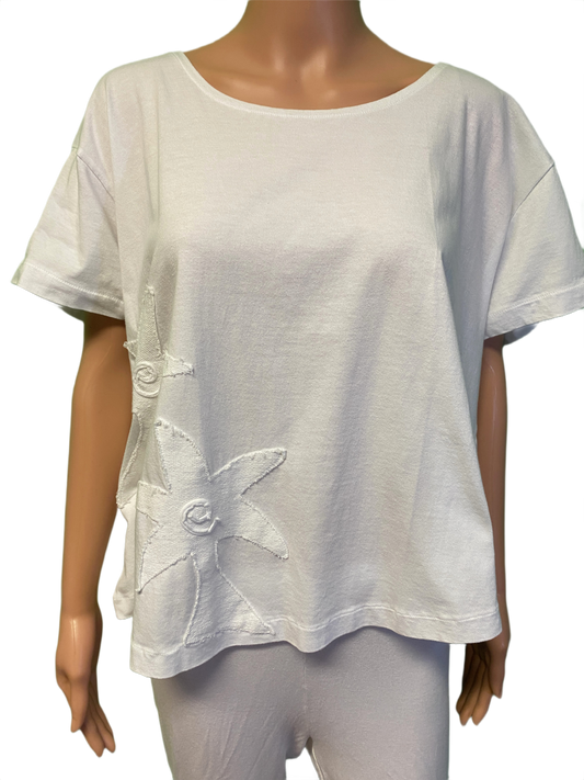 Palm Tree Shortsleeve Top - Cot'n Gear Top