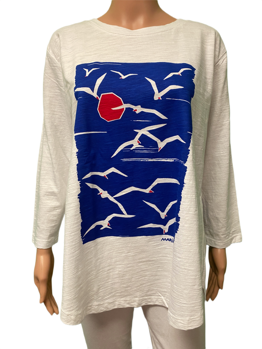 * Sun Gulls Slub Hi-Lo - Marushka Top