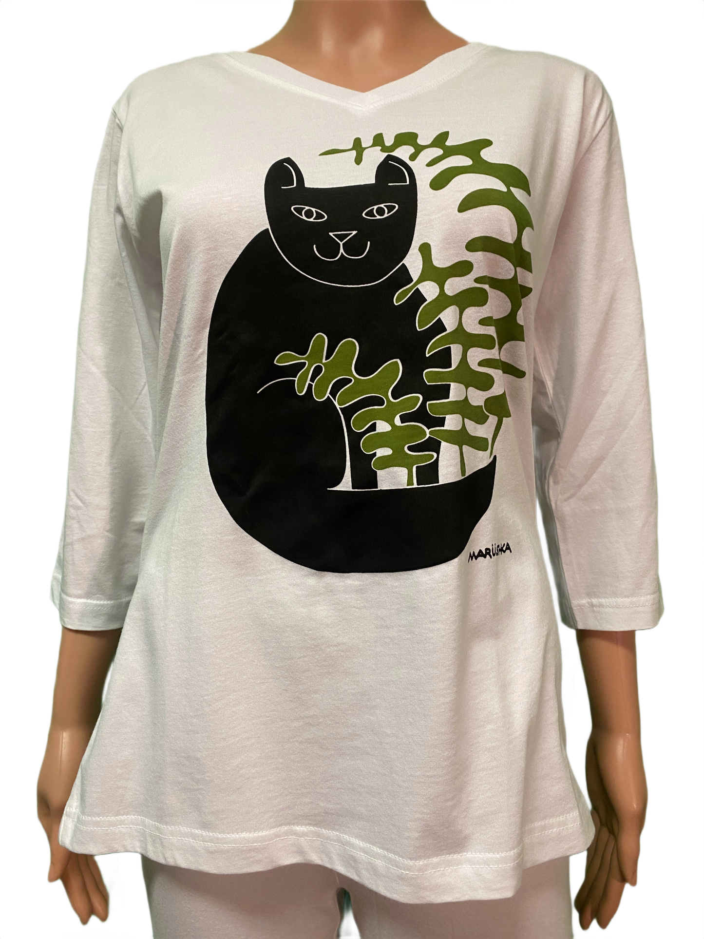 * Cat Fern 3/4 Sleeve - Marushka Top