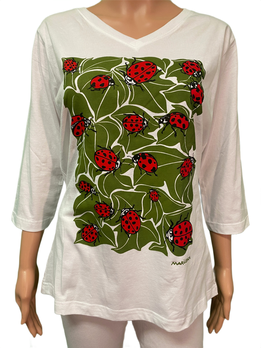 * Lady Bugs 3/4 Sleeve - Marushka Top