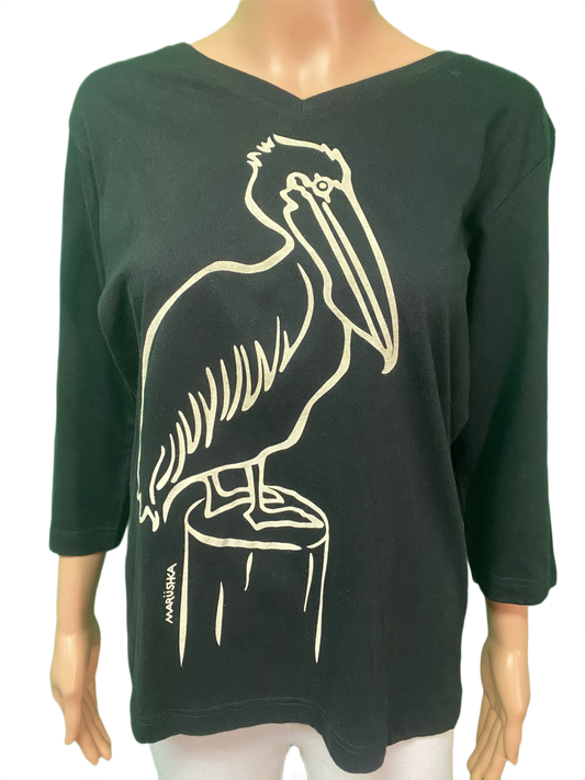 * Pelican Pier 3/4 Sleeve - Marushka Top