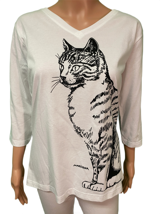 * Cat Tail 3/4 Sleeve - Marushka Top