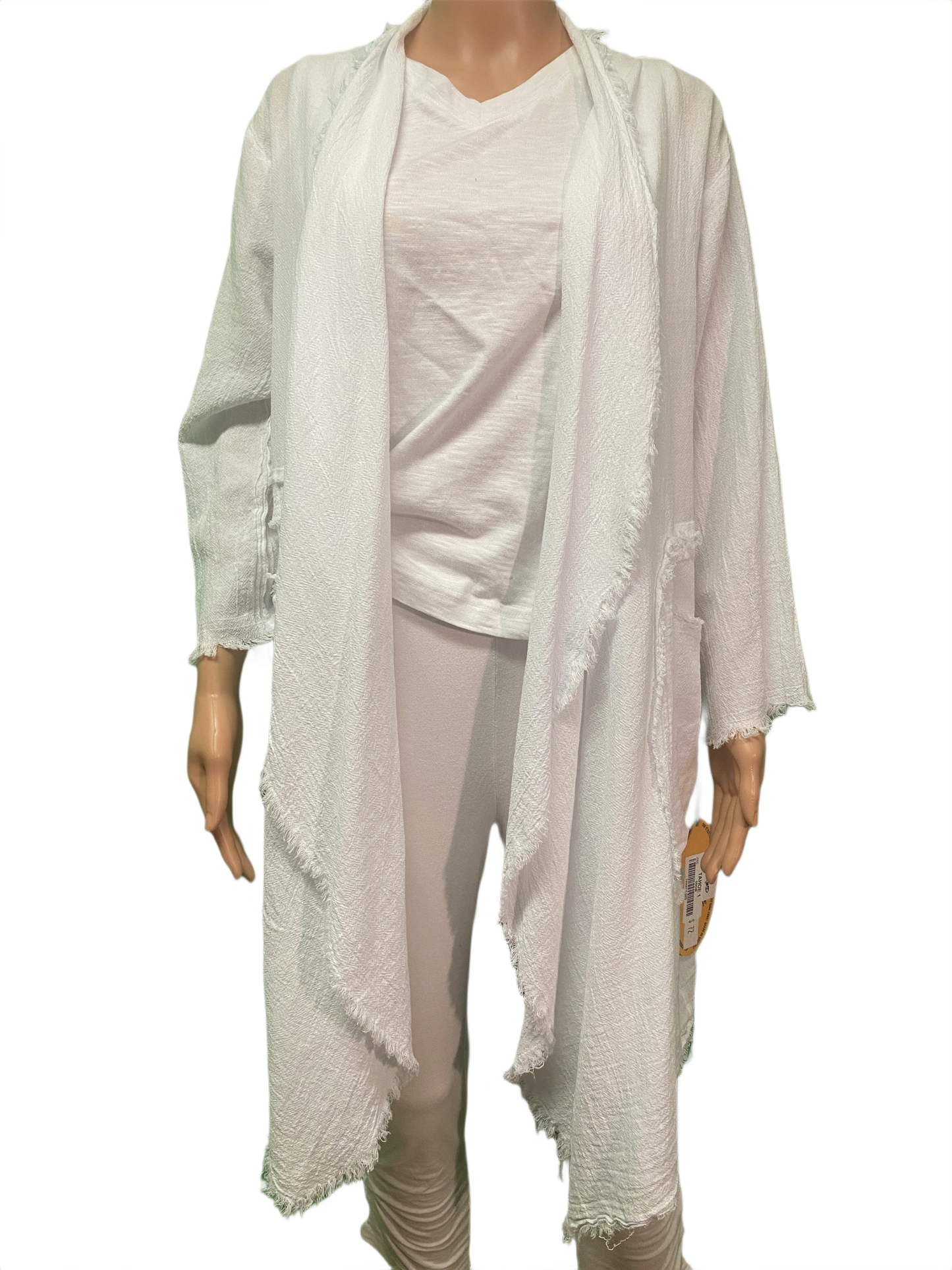 * Tahoe Fringed Open - Oh My Gauze! Cardigan