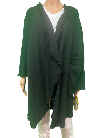 * Tahoe Fringed Open - Oh My Gauze! Cardigan