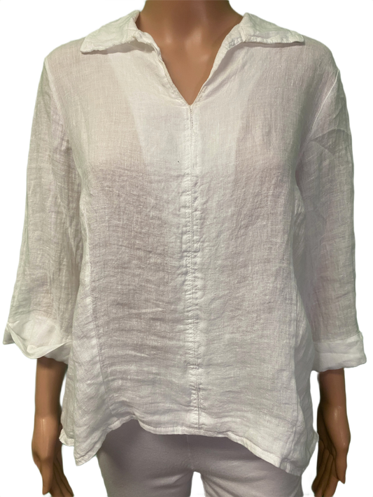 * Linen Collared - Inizio Blouse