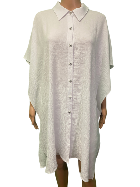 * Wavy Long Collar - Pure Essence Top