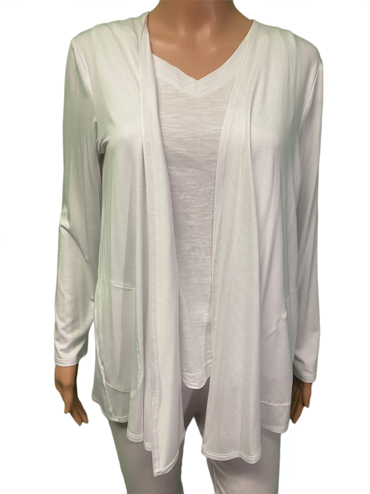 * Long Bamboo Open - Pure Essence Cardigan