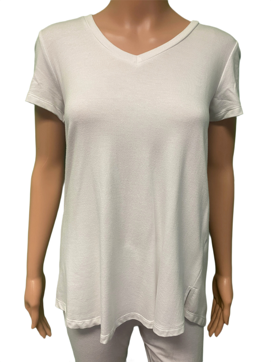 * Bamboo Ft Lined Shortsleeve - Pure Essence Top