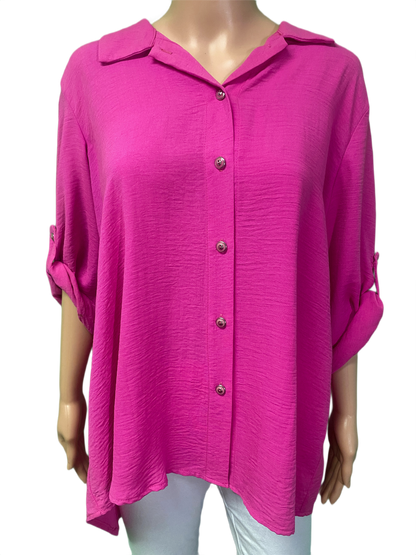 Button-Up Collar - Pure Essence Top