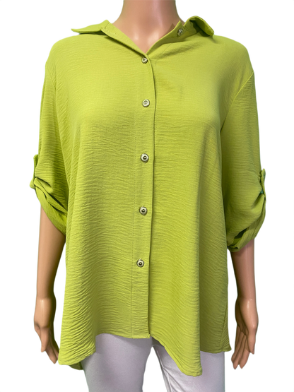 Button-Up Collar - Pure Essence Top
