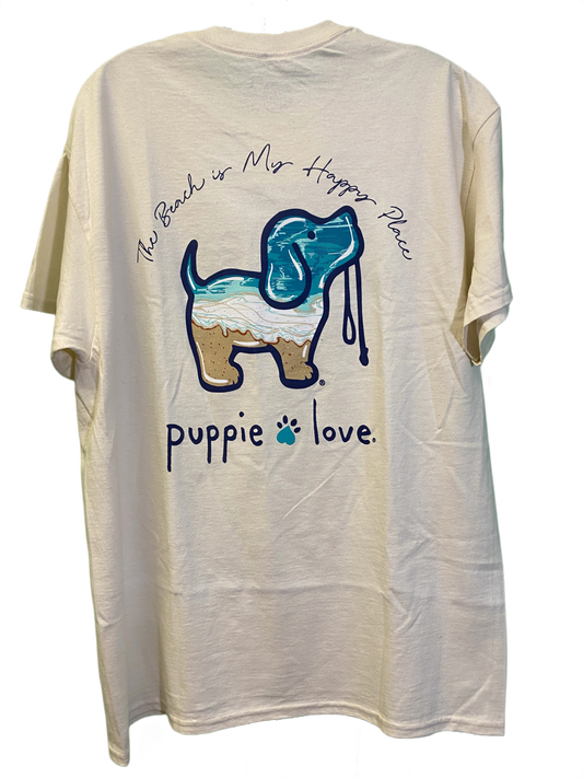 * Beach Is My Happy Place Dog - Puppie Love Top