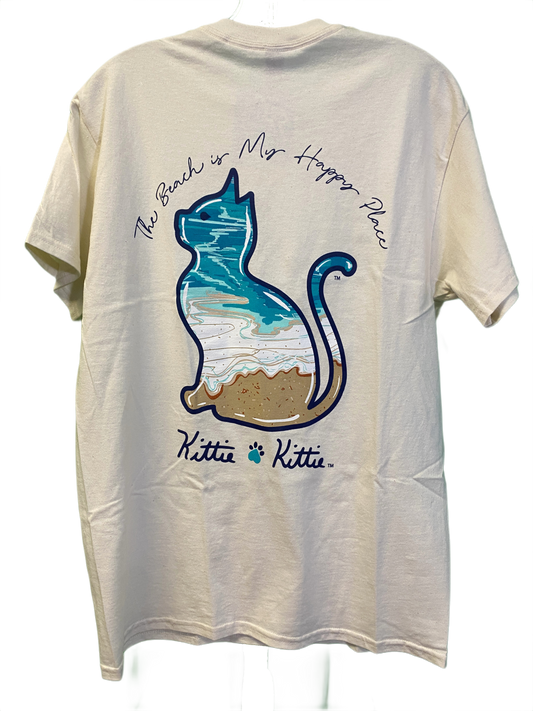 * Beach Is My Happy Place Kitties - Puppie Love Top