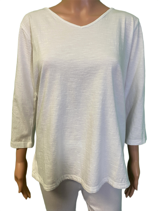 * Essential Knit V-Neck - Orientique Top