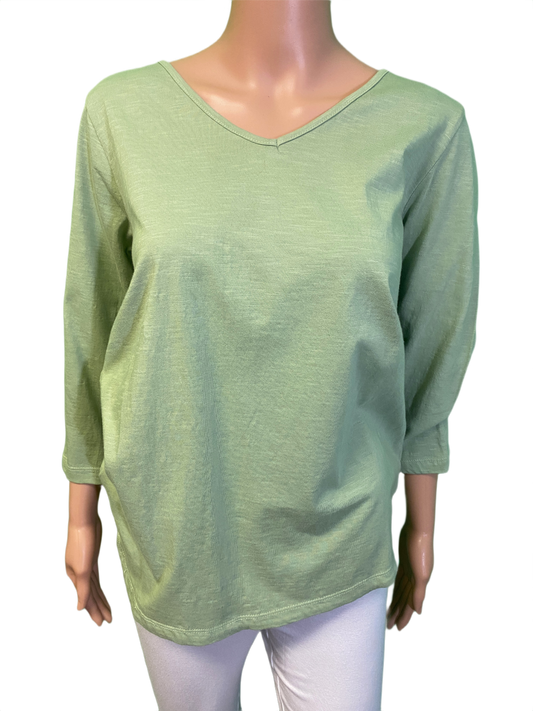 * Essential Knit V-Neck - Orientique Top