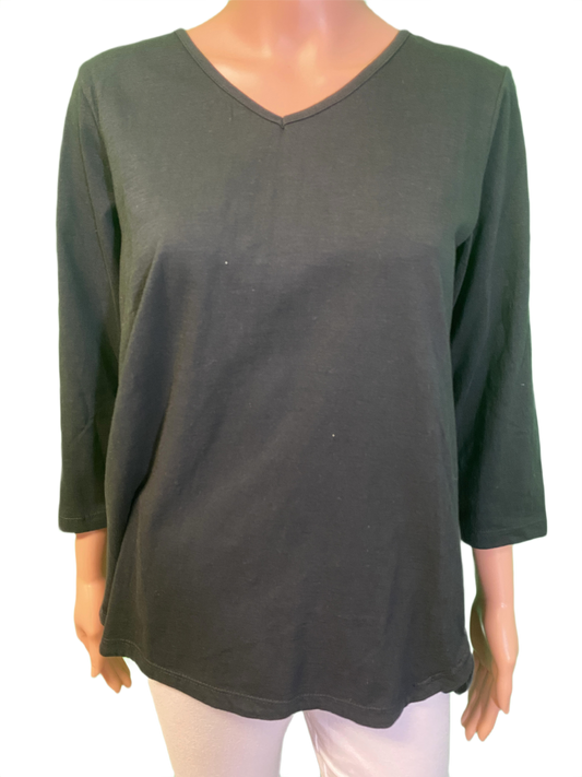 * Essential Knit V-Neck - Orientique Top