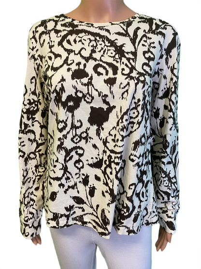 * Longsleeve Paisley Print - Wild Palms Top