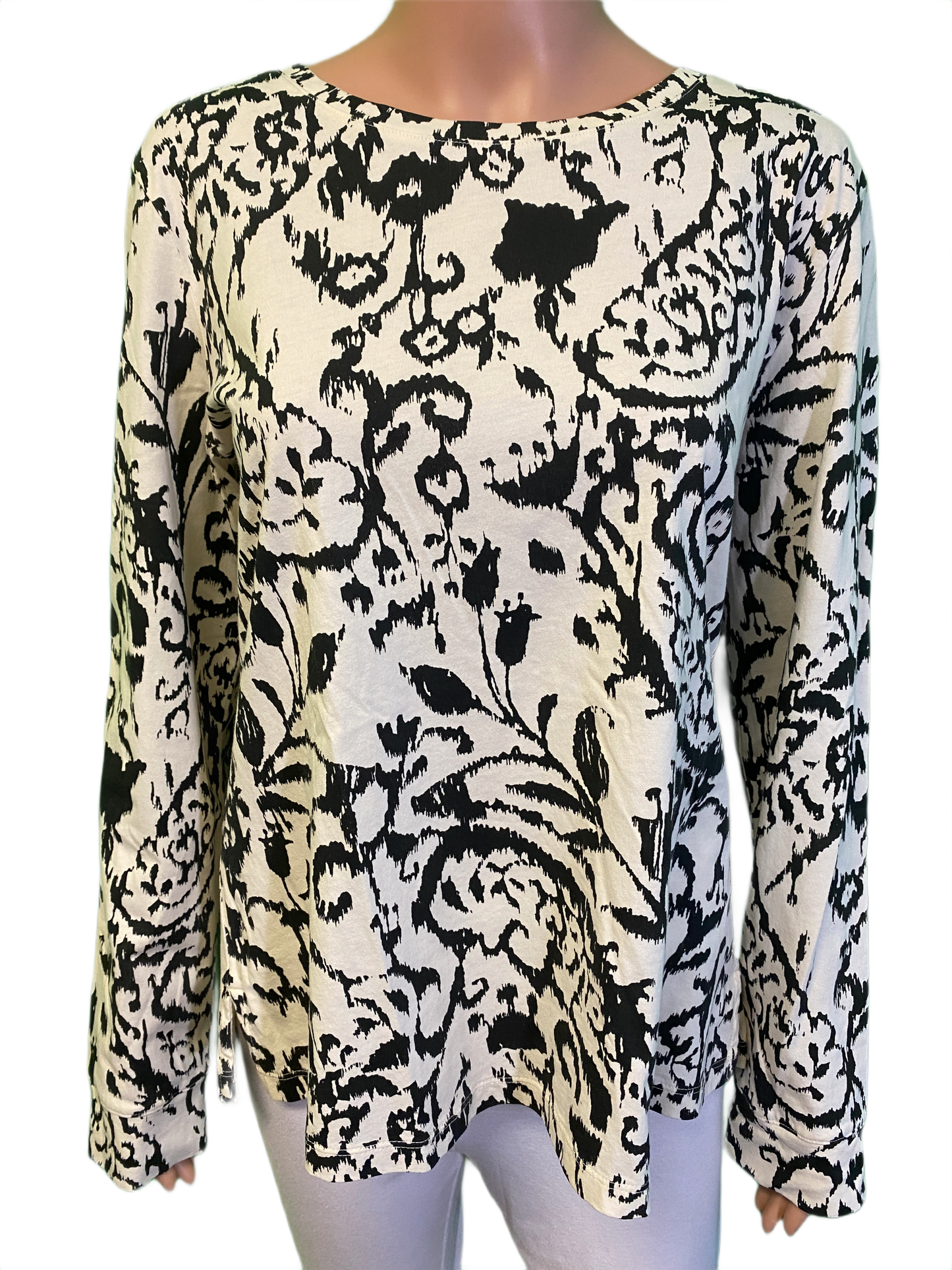 * Longsleeve Paisley Print - Wild Palms Top