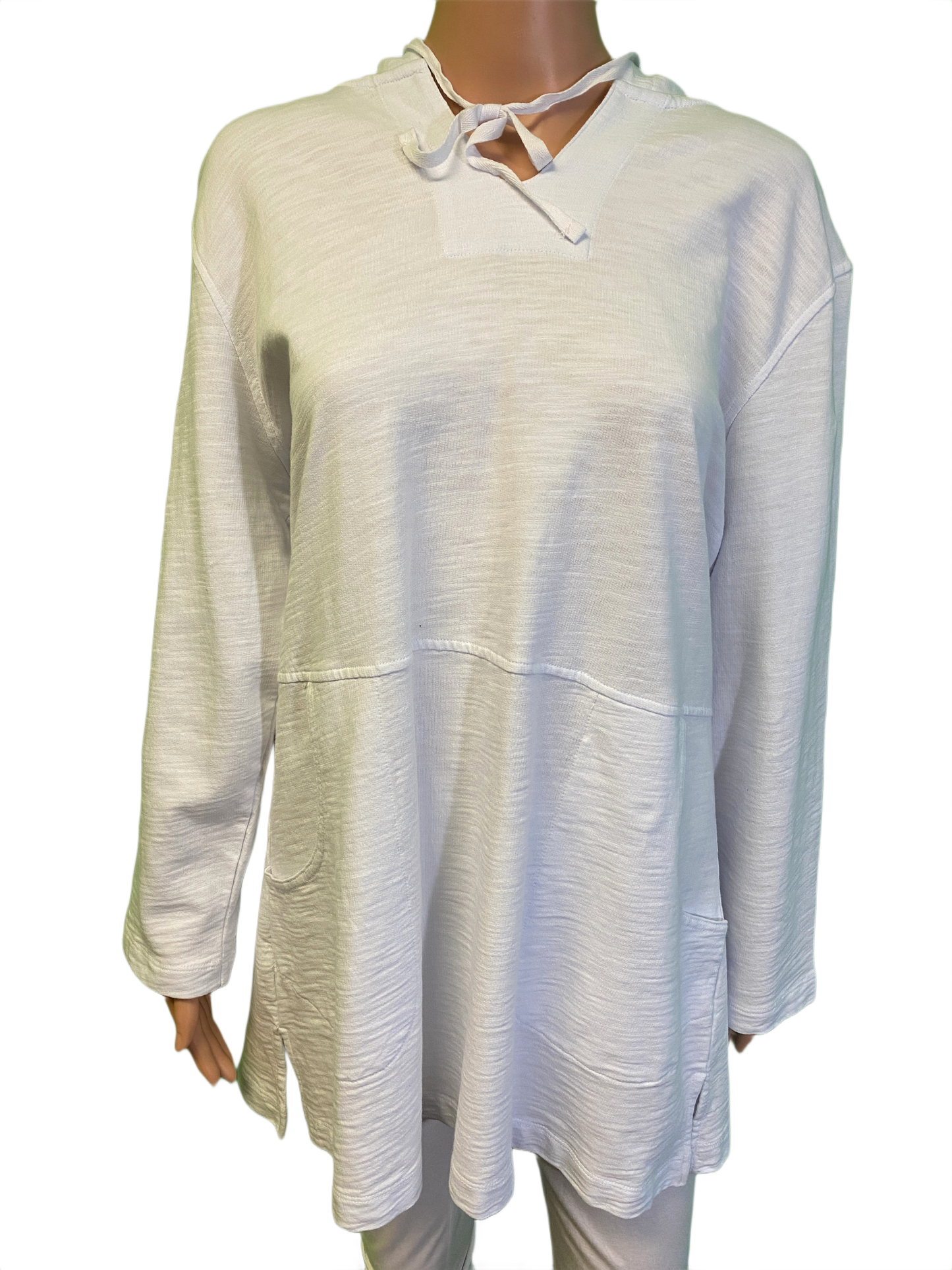 Placket Hoodie 3/4 Sleeve - Wild Palms Jacket