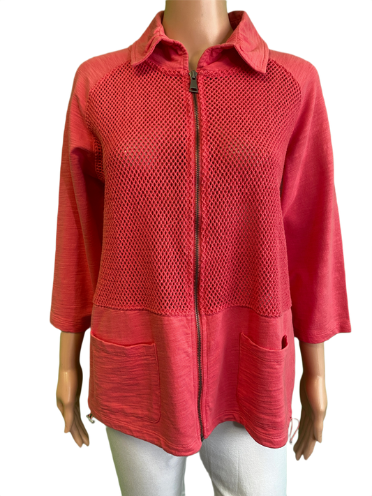 * Mesh Trim - Wild Palms Jacket