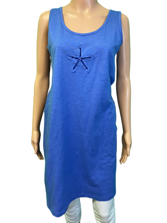* Sequin Star Fish Keyhole - West Indies Dress